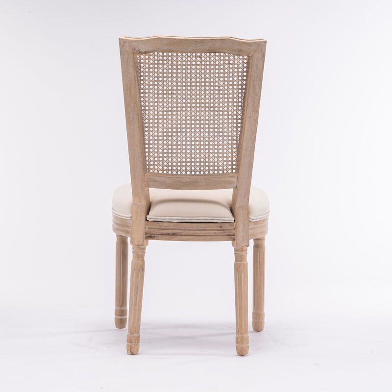 Antique French Style Dining Chairs, Set of 2