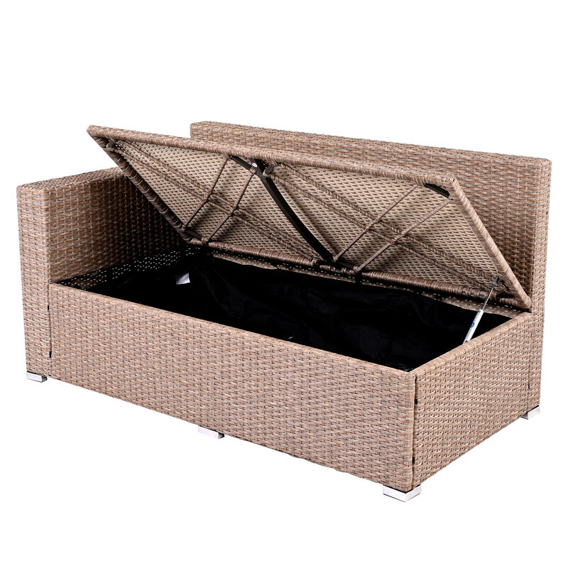 Merax All Weather PE Rattan Sofa Set