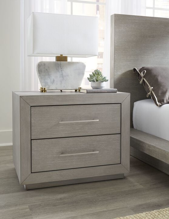 Melbourne Two Drawer Nightstand with USB
