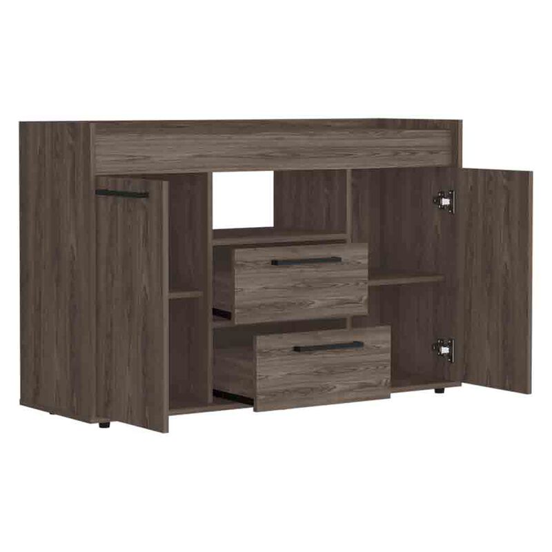 Sideboard Perssiu, Living Room, Dark Walnut