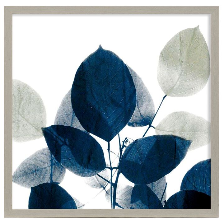 Midnight Leaves II Framed Print