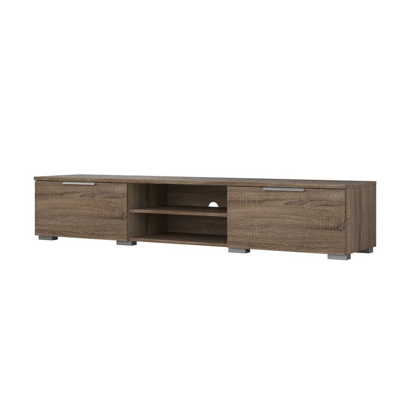 Tvilum Match 2 Drawer 2 Shelf TV Stand, Truffle Oak