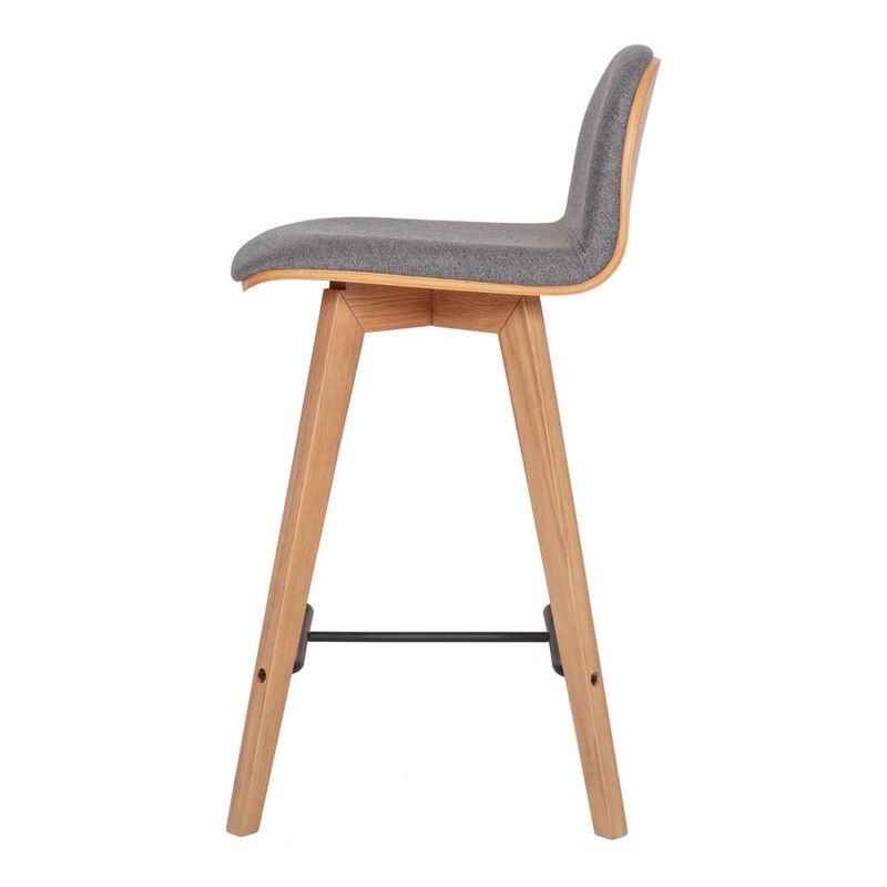 Moe's Home Collection Napoli Counter Stool Grey