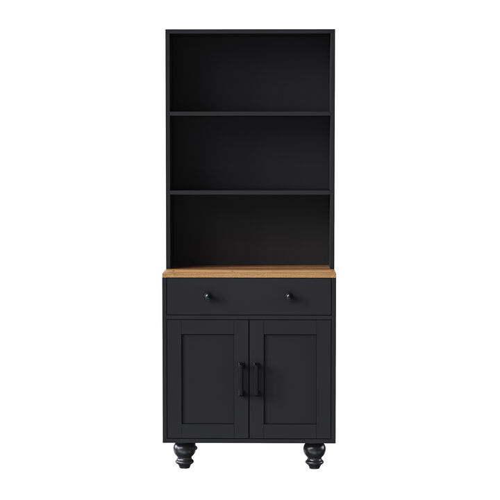 Merax Farmhouse Storage Cabinet with 4 Gourd-Shaped Legs