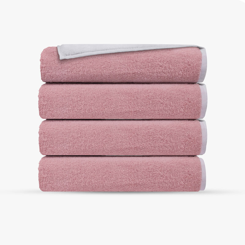 Double Face 4 pcs Turkish Bath Towels Set