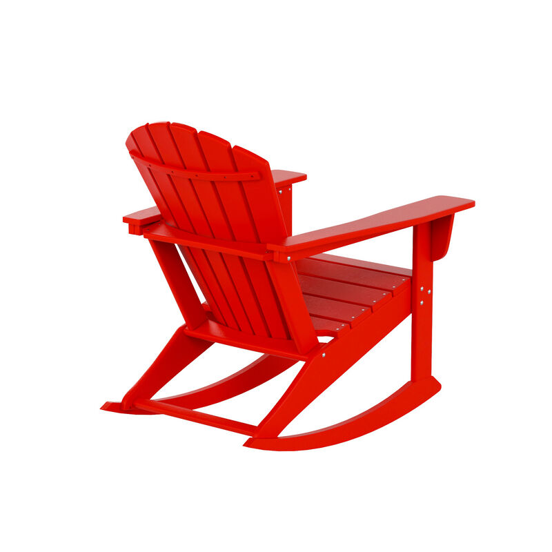 WestinTrends Outdoor Patio Adirondack Rocking Chair