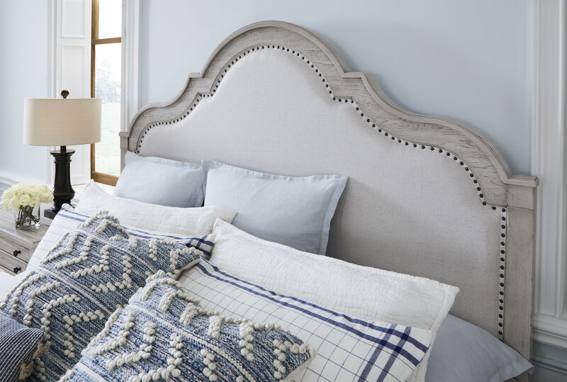 Belhaven upholstered panel bed