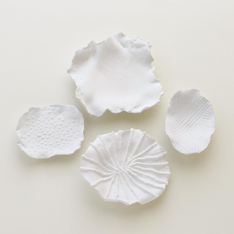 Maitake Wall Decor-Ridge-White