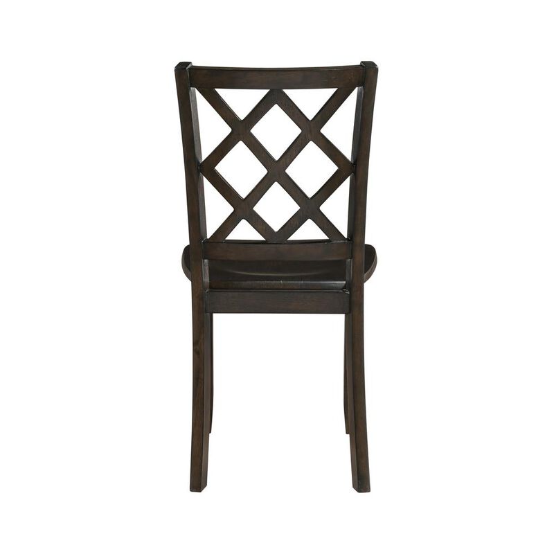 New Classic Furniture Trellis Dining Chair (2 Per Carton)-Brown