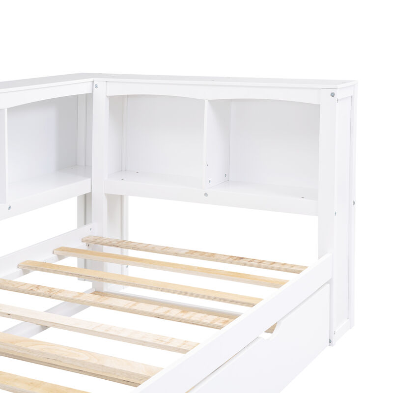 Merax Modern Daybed Bed with Storage and USB Ports