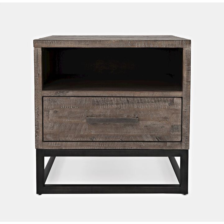 Jofran East Hampton Distressed Solid Wood End Table
