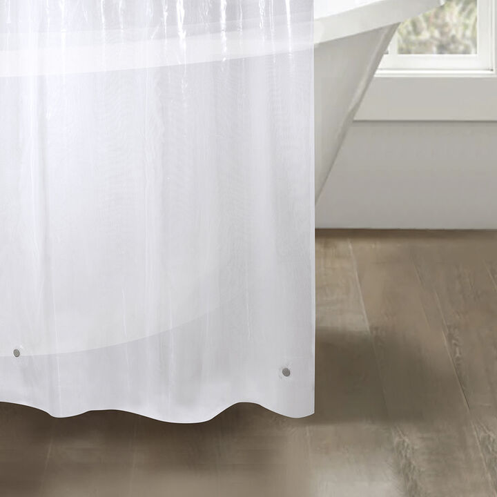 RT Designers Collection Home 3 Gauge Peva Stylish Shower Curtain Liner 70" x 72" Frosted