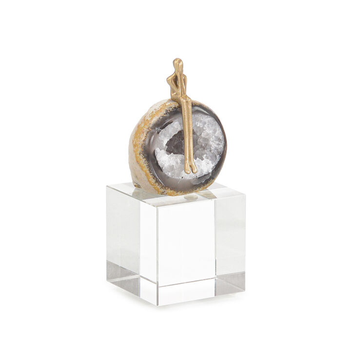 Agate Philosopher Small Sculpture