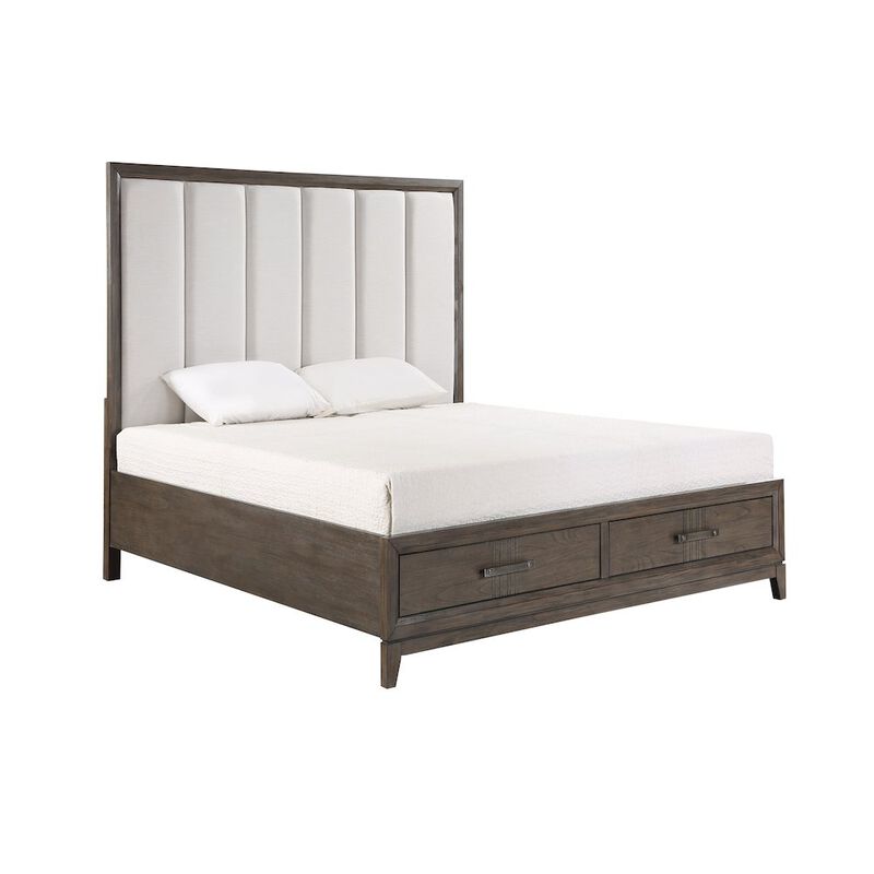 New Classic Furniture Landon Wood Queen Bed, Walnut