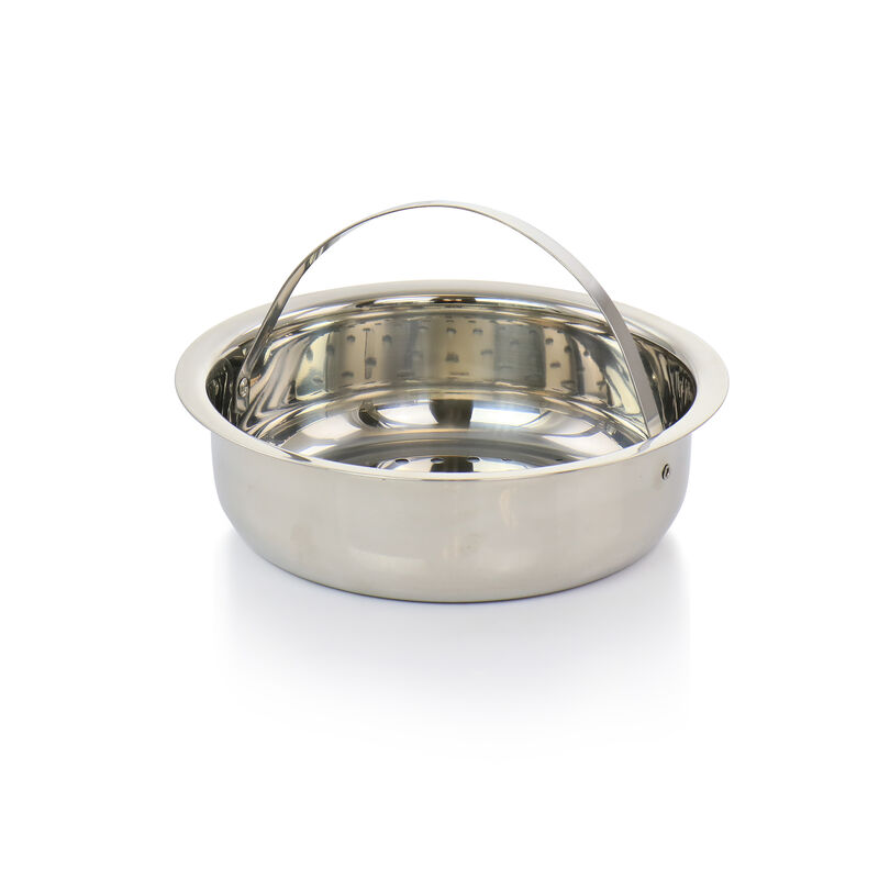 Oster Sangerfield 5 Quart Stainless Steel Pasta Pot with Strainer Lid and Steamer Basket
