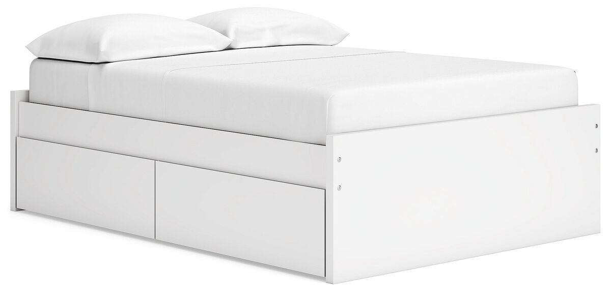 Onita Platform Bed with 1 Side Storage and Headboard