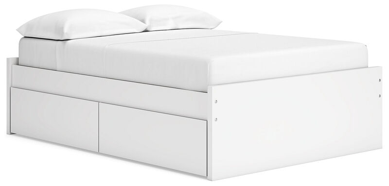 Onita Platform Bed with 1 Side Storage and Headboard