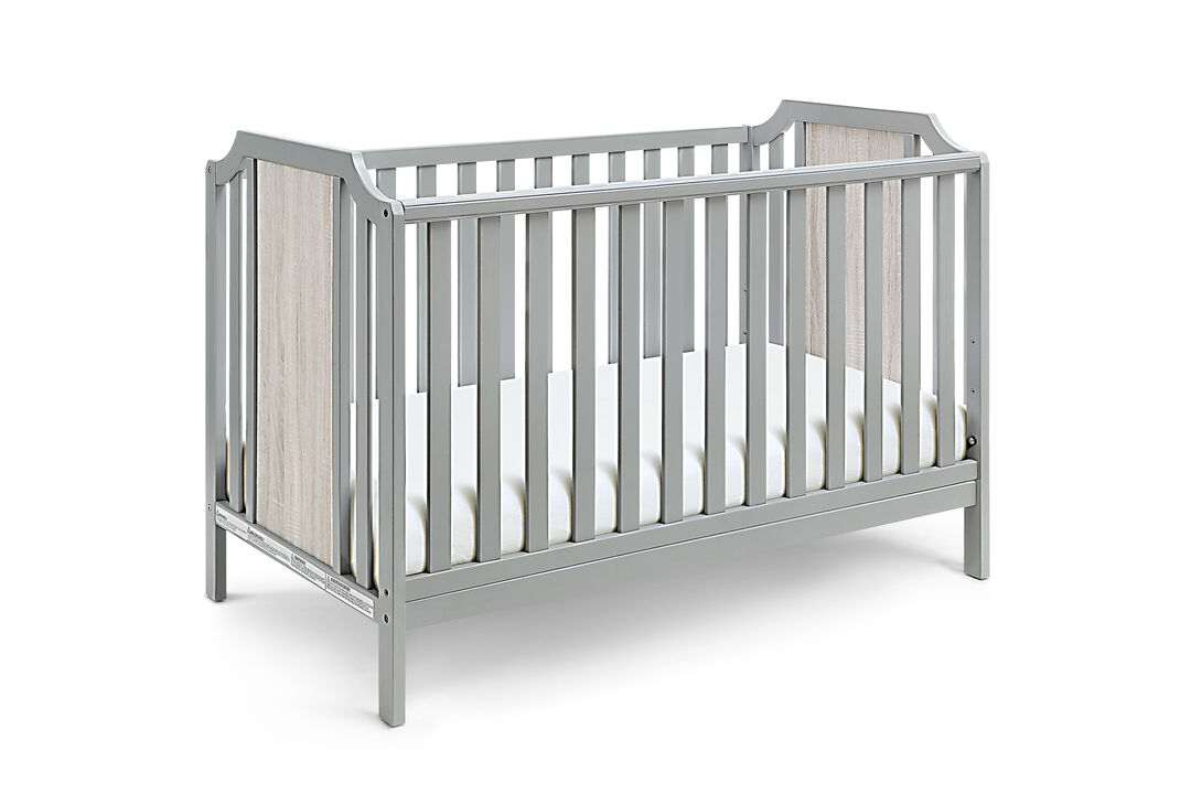 Suite Bebe Brees 3-in-1 Convertible Island Crib Gray/Graystone