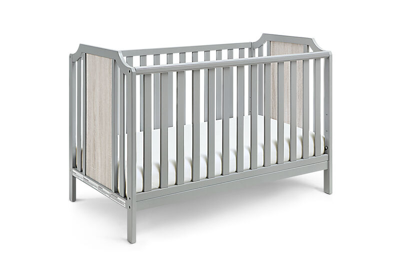 Suite Bebe Brees 3-in-1 Convertible Island Crib Gray/Graystone