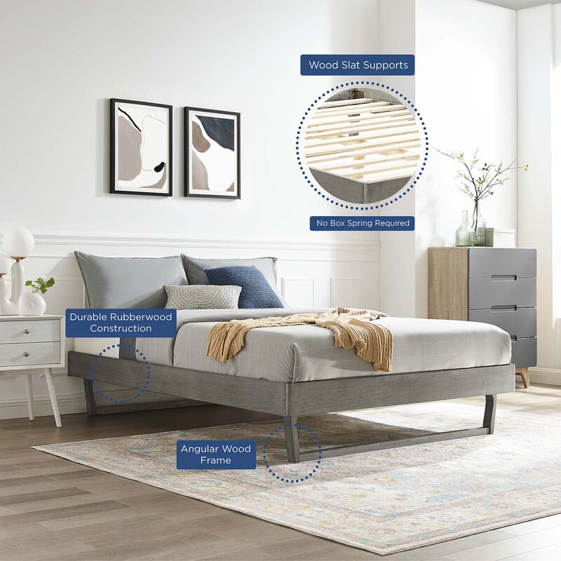 Modway - Billie Queen Wood Platform Bed Frame
