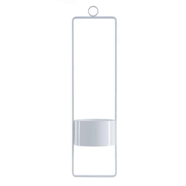 Upright Hanging Planter-small-white