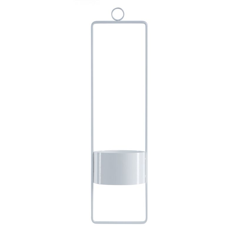 Upright Hanging Planter-small-white