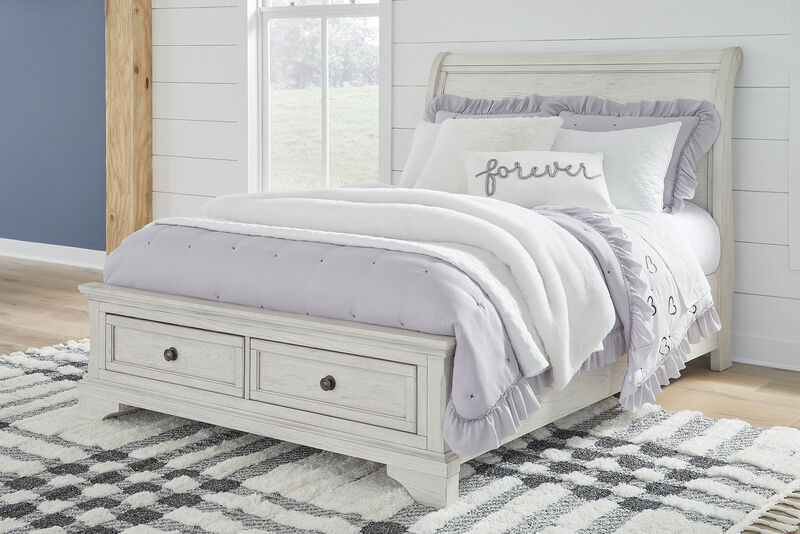 Full Sleigh Storage Bed