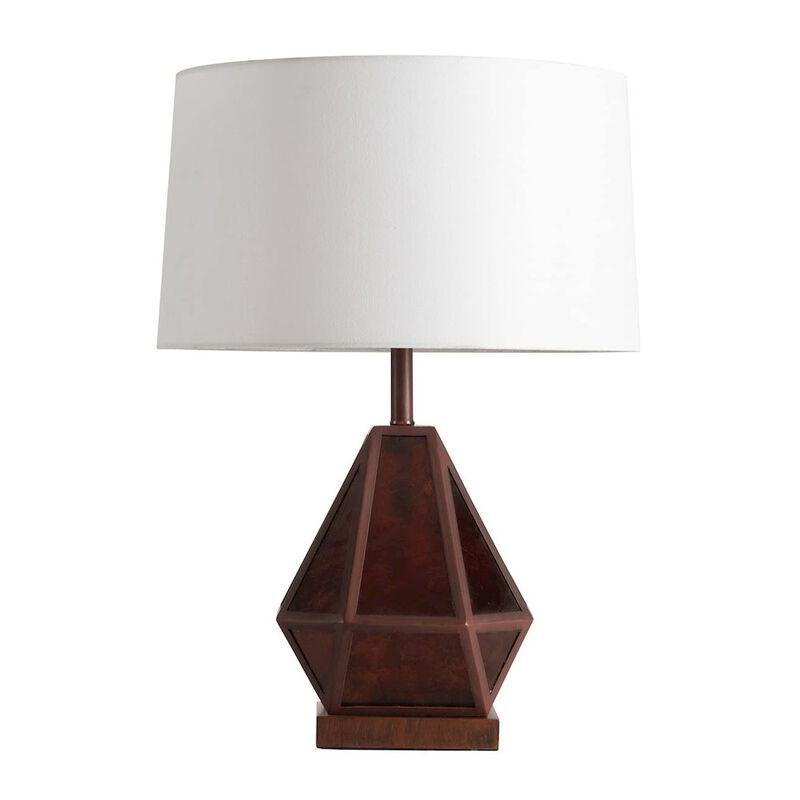 NOVA OF CALIFORNIA Artifact Natural Mica Table Lamp with Nightlight - 22