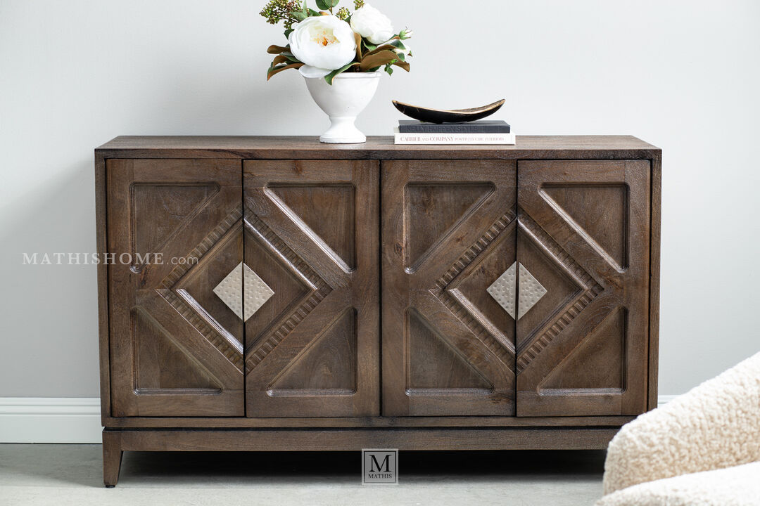 Commerce & Market Carved Accent Chest