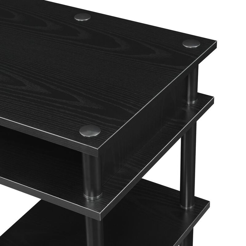 Convience Concept, Inc. Designs2Go No Tools Student Desk with Shelves - Black
