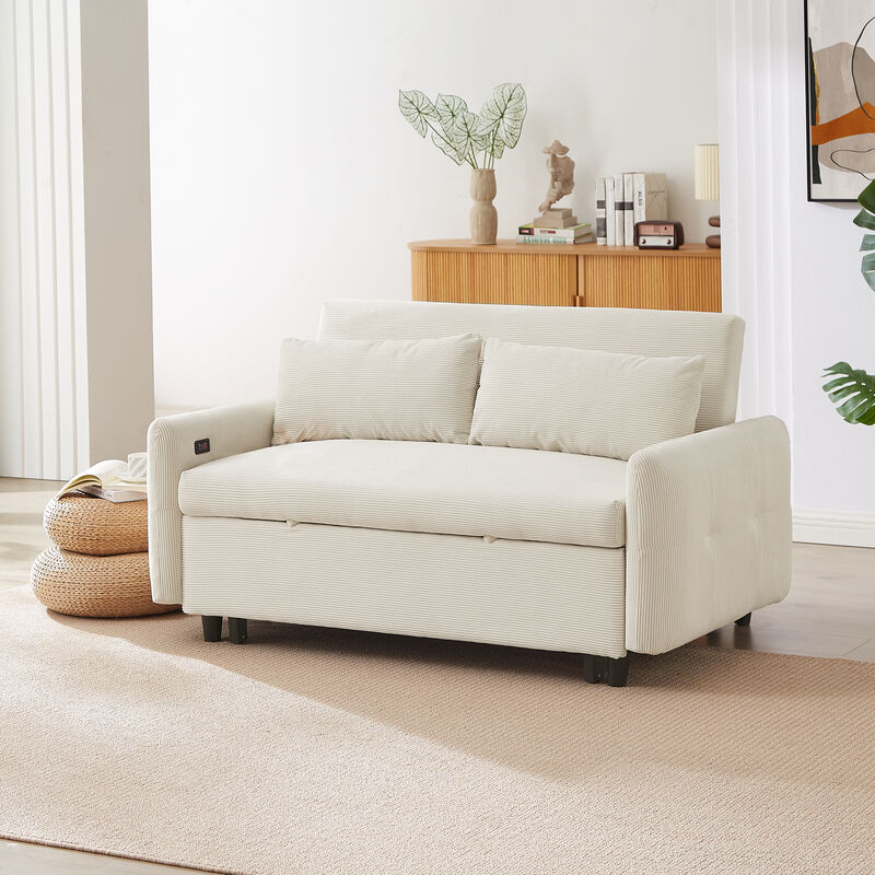 Merax Pull-out Sofa Bed Convertible Couch
