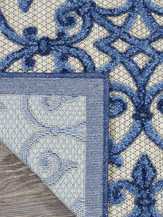 Aloha ALH21 Gray/Blue 2'3" x 8' Rug