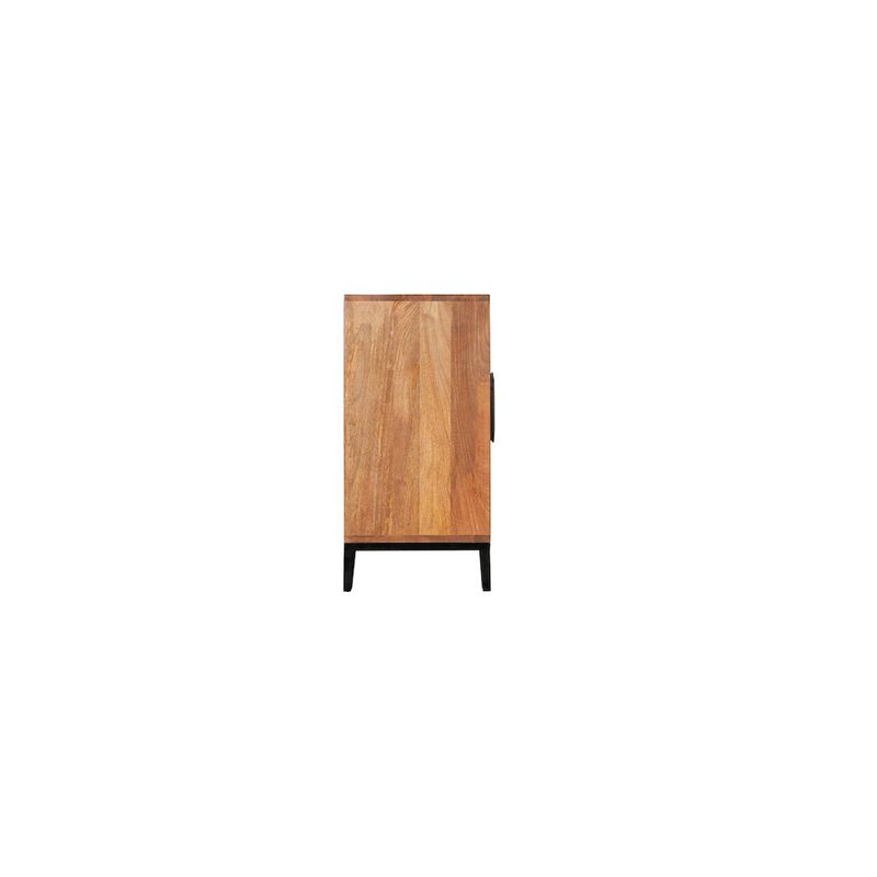 Taran Designs Renith 4-door Geometric Pattern Solid Wood Sideboard