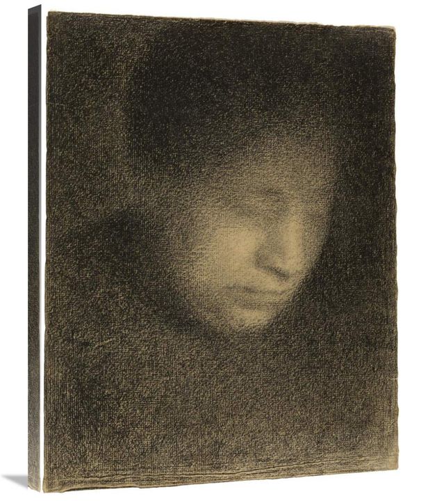 Madame Seurat, the Artists Mother (Madame Seurat, mre)-Canvas Art-24x32