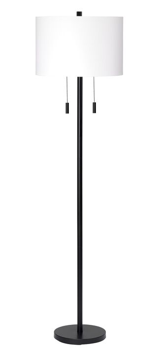 Lincoln 2-Light Metal Floor Lamp