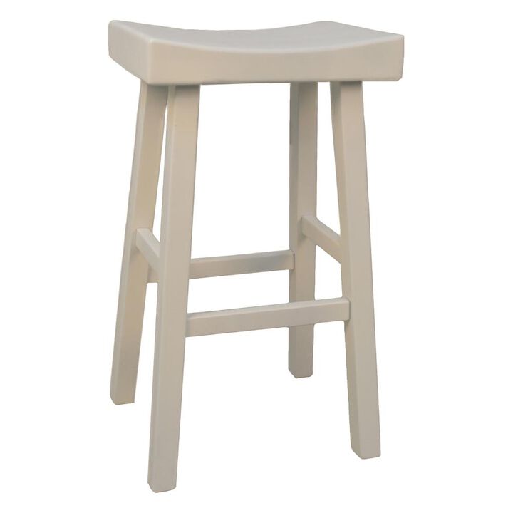Carolina Living Colborn 30 Barstool - Antique White