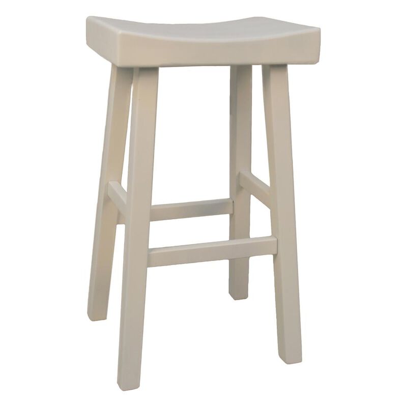 Carolina Living Colborn 30 Barstool - Antique White