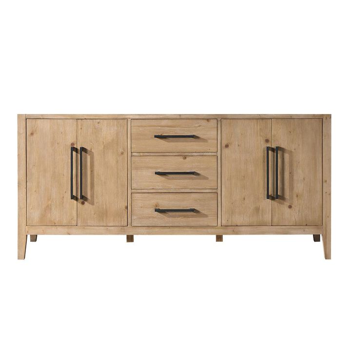 Altair Double Bathroom Cabinet Vanity Base without Top and Sink, no Mirror