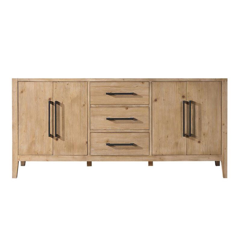 Altair Double Bathroom Cabinet Vanity Base without Top and Sink, no Mirror