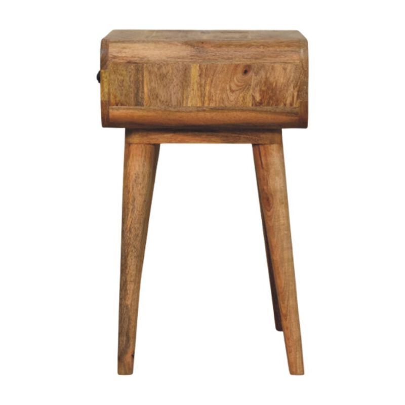 Artisan Furniture Solid Wood Avora Oak-ish Nightstand with 1 drawer