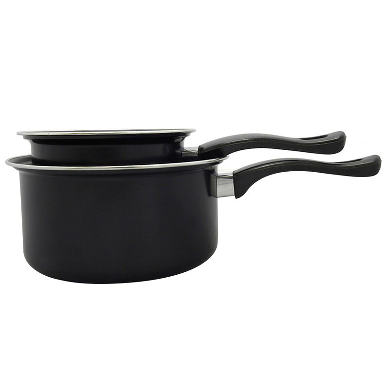 Brentwood 2 Piece Carbon Steel Sauce Pan Set