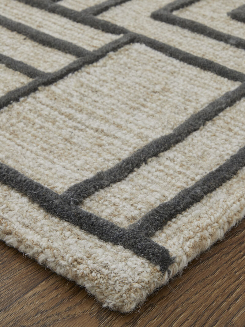 Gansett T8011 Beige/Brown 9'6" x 13'6" Rug By Thom Filcia