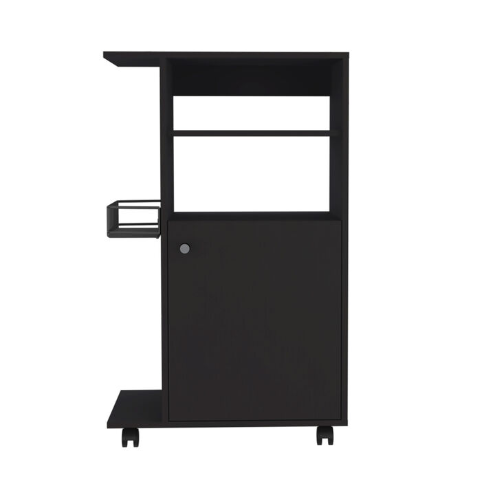 Nepenthe 1-Shelf Kitchen Cart With Caster Wenge