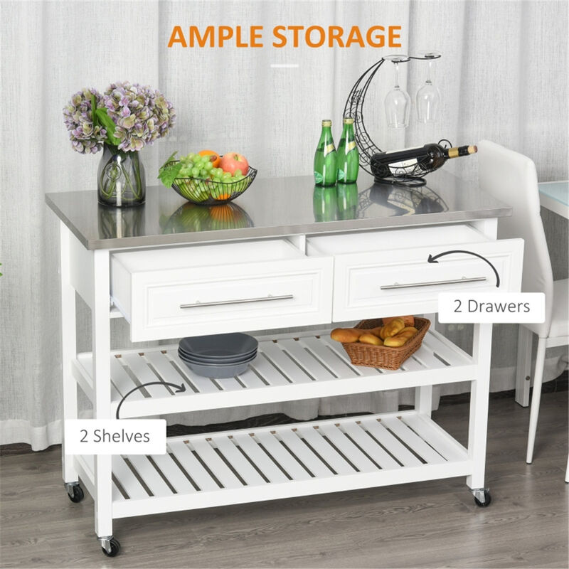 Kitchen Sideboard & Storage Cabinet Versatile Coffee Bar Cabinet with Shelves & Drawers