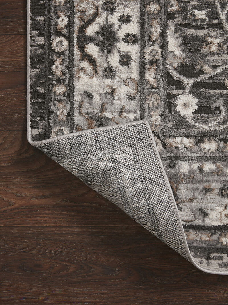 Estelle EST02 Charcoal/Grey 18" x 18" Sample Rug
