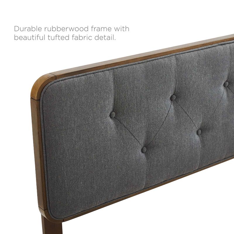 Modway - Bridgette Queen Wood Platform Bed with Splayed Legs