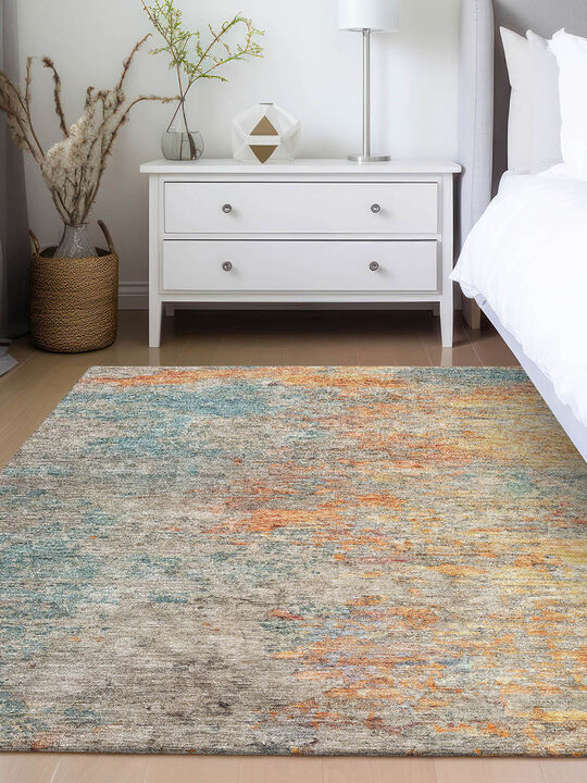 Trevi TV13 Teal 8' x 10' Rug