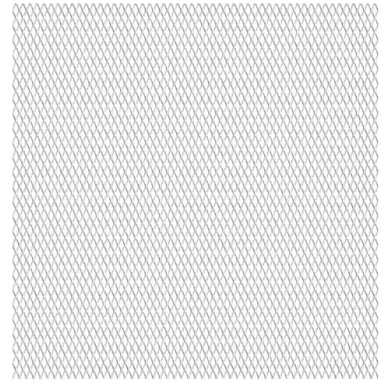 vidaXL Garden Wire Fence Stainless Steel 19.7"x19.7" 0.8"x0.4"x0.1"
