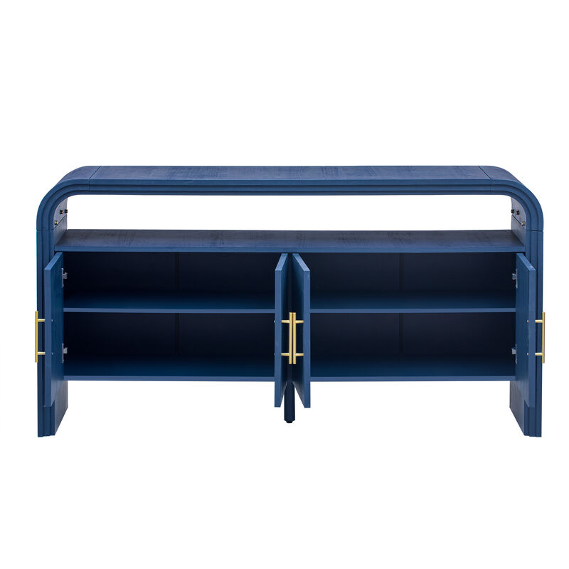 Merax Elegant Console Table with Treated Fir Veneer