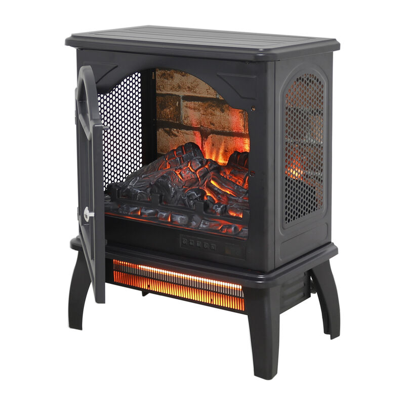 Streamdale 18 Inch 3D Infrared Electric Stove With Remote Control